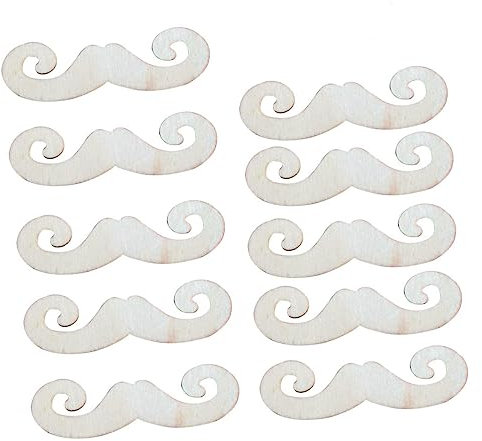 Abaodam 10 Stk Hochzeitsdekorationen runder Holztisch DIY Handwerk Versch?nerung Wohnkultur Ornament Holzausschnitte Holzspäne zum Basteln natürlich Anhänger Etikett schmücken Bambus