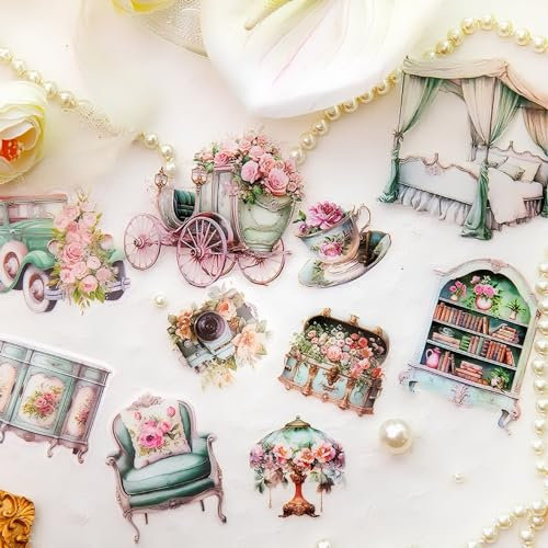 Arpaper Scrapbooking Stickers Zubehör Set 120Pcs,Cute Stuff Cat Aesthetic Sticker Bullet Journaling Scrapbook Aufkleber für Planner Album, Notebook, fotoalbum Diary DIY Art Crafts