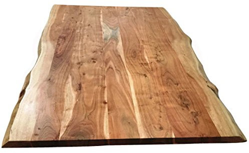 Dynamic24 Tischplatte 220x100 Akazie Esstisch Schreibtisch DIY Tisch Zubehör Küchentisch