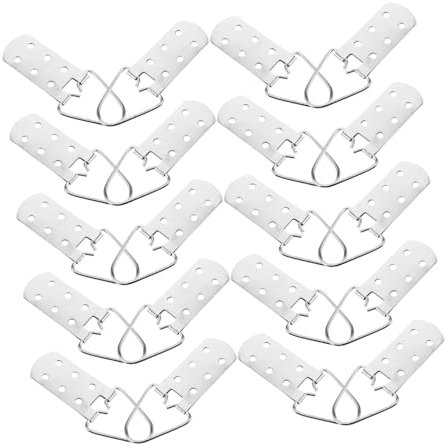 Gadpiparty 20er-pack Mit 6 Kleiderbügeln Robuste Haken Zur Wandmontage Für Kunstwerke Dekoration Einfach Zu Verwenden Und Zu Tragen