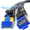 Gulemfy Cat 8 Cable Ethernet, 3m Cable de Red Gigabit Rj45 Plano de Alta Velocidad(40Gbps 2000Mhz/s), Cable Internet LAN Trenzado Nylon, Compatible con Modem/TV/PC/PS5/4, Xbox X/S