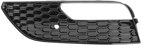 VekAuto 1pc Griglia per Fendinebbia per Audi A3 2012-2016 Resistente ABS Nero Copertura Inferiore Anteriore Sinistra per Fendinebbia Honeycomb