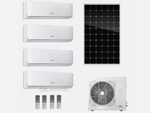 36000BTU Solar Inverter Multi 9K+12K+18K Zones Split Air Conditioner & Heater