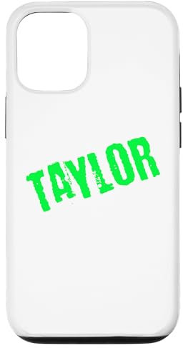 iPhone 12/12 Pro Neon Green Taylor Case