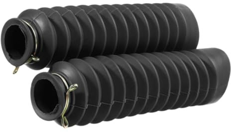 GRIRIW 2 Stück Motorrad Stoßdämpfer Gummihülsen Vorderradgabel Schutzcover Für Motorrad Frontfeder Dämpfungsschutz Vielseitig Kompatibel