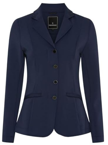 Equipage Kinder Turnier Jacket Monroe Navy, Größe:146/152