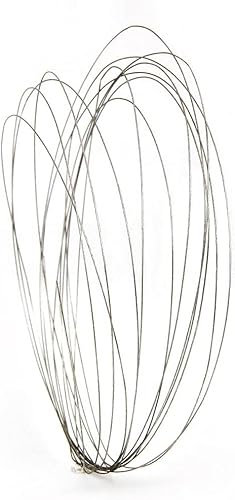 Lame per Seghetto da Traforo 1m Filo da Taglio Diamantato Superfino Strumento Fai da Te Giada Metallo Marmo Granito Pietra Vetro Legno Gioielli Filo Sega Cutter, One Color, 2 Meters Long