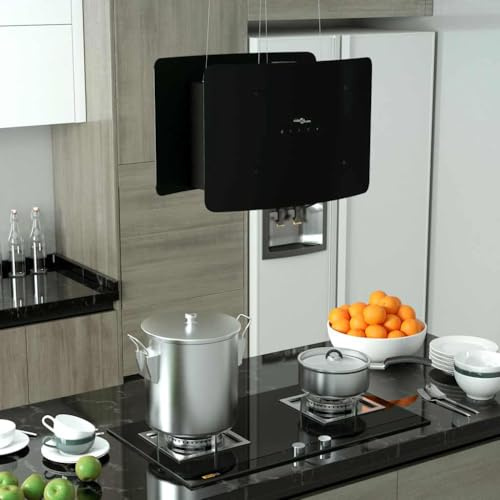 Lumanois Cappa da Cucina ad Isola Sospesa LCD Sensore in Vetro Temperato, Casa e Giardino,Cucina e Pranzo,Elettrodomestici,Cappe da Cucina, 14.9kg-51023
