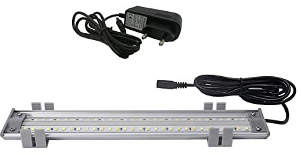 HappyBird Vogellampe für Singvögel | Vollspektrum LED Tageslichtlampe für Vogelkäfige | Für Finken, Kanarienvögel und andere Singvogelarten | Für glückliche, zufriedene Vögel | Länge: ca. 25 cm (10'')