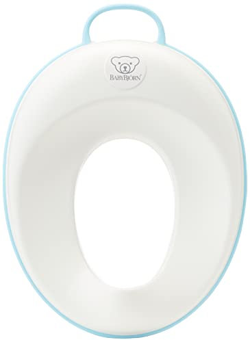 BabyBjörn Toilettensitz, Weiß/Türkis