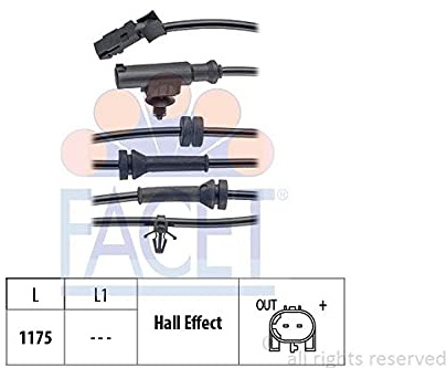 FACET ABS-Sensor 21.0071 1175mm