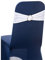 WedDecor Stretch Chair Bands Plain Spandex Band with Slider Buckle for Wedding Party Chair Decoration, Events Supplies, Formal Meeting, White, 13 x 6 Inches, 100pcs