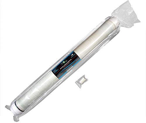 FilterLogic 4 x 40 FLRO-4040-XLE Extra Low Pressure Commercial Reverse Osmosis Membrane - 2,600GPD - for RO Systems/Window Cleaning/Fish & Aquariums/Solar Panel, Glass Cleaning