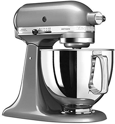 KitchenAid 5KSM125ECU Stand Mixer, Steel, Silver