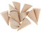 Sharplace 10er-Set Ringkegel Ringhalter Ringständer Schmuckständer aus Holz, 2,8x4,5 cm