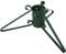 Christmas Tree Stand - 4 Base - Metal - Solid Steel - Plastic Coated (Green Glitter)
