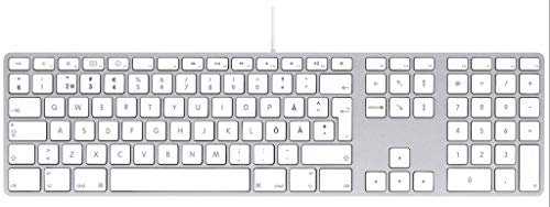 LMP 17598 USB numerische Tastatur KB-1243 Silber - Layout schwedisch