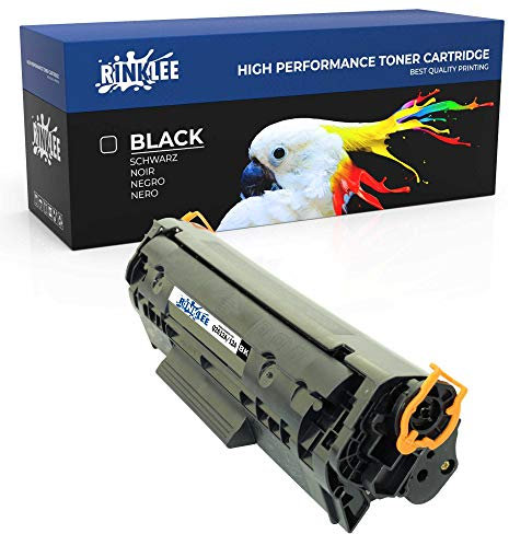 RINKLEE Q2612A Tonerkartusche kompatibel für HP Laserjet 1010 1012 1015 1018 1020 1022 1022N 1022NW 3010 3015 3020 3030 3050 3052 3055 M1005 M1319F | hohe Reichweite 2000 Seiten | Schwarz