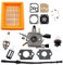 MCHNIC Carburador con filtro de aire, manguera de gasolina para Stihl FS 120 R FS120 FS200 FS250 FS300 FS350 FS400 FS450 FS480 BT120 BT121 desbrozadora sustituye a 4134 120 0603, 4134 122 0 065 36 ES
