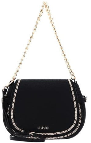 Liu Jo Amata ECS Crossbody nachhaltige Tasche mit Schmuckkette 28 cm S black