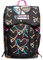 Zaino Scuola Seven Estensibile - Yourself Girl Ragazza - Nero, Rosa - Doppio scomparto con cuore LED - Tasca porta borraccia