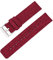 Elegantyl 12mm 14mm 16mm 18mm 20mm 22mm Nylon Canvas Uhrenarmband Ersatzarmband, Rot, 16mm