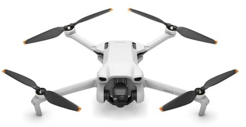 DJI Mini 3 (nur Drohne) – Leichte und faltbare Mini-Kameradrohne mit 4K HDR-Video, 38 min Flugzeit, echten vertikalen Aufnahmen und intelligenten Funktionen. (Fernsteuerung separat erhältlich.)