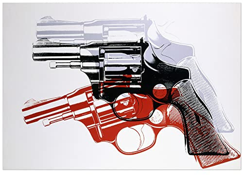 JUNIWORDS Poster, Andy Warhol, Guns, 41 x 60 cm (3001815)