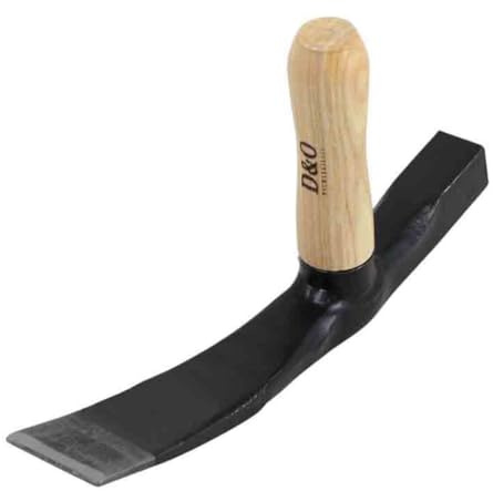 D&O - Pflasterhammer 1,8 kg aus Borstahl - Verlegerhammer mit Eschengriff | Geschmiedeter Schonhammer für Gartenarbeiten - Stabiler Gartenhammer zum Steine setzen - Werkzeug für Profi-Pflasterer