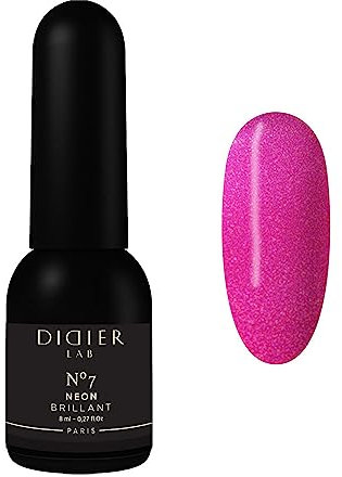 Didier Lab - Premium UV Gel Nail Polish - Brillant Neon No7- Gel Nail Varnish - Nail Art - Long-Lasting High Gloss Wear - Gel Nail Polish - Gel Nails - Glitter Gel Nail Polish - Rich Pigment - 8ml