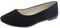 Women's Ballet Flats Pumps Ballerina Elastic Low Wedge Sandals Round Toe Comfy Dolly Shoes Slip On Work Office Ladies Shoes Black