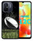 Générique Coque pour redmi 12c - Ballon de Rugby - Silicone - Noir
