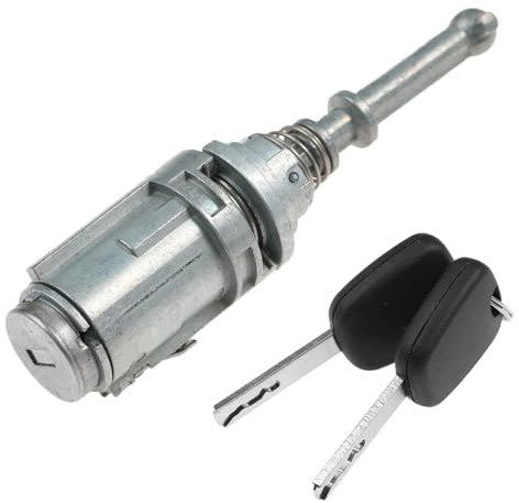 YAOPEI Kit Cylindre Serrure de Porte pour C2 C3 Pluriel 2002-2011 Avant Gauche Côté Conducteur Serrure à Barillet + 2 Clés Barillet C3 Serrure C2 9170.T9 9170W9 9170T5 256924