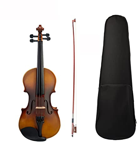 Geige 4/1-1/8 Matte Ahorn Acoustic Violine Set Mit Brasilienwood Bow/Canvas Fall Violine (Color : 1-8)