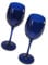 Addcore Juego de 2 copas de vino azul