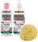 Soap and Glory Magnificoco Shower Gel Body Wash 500ml and Body Lotion Pump 500ml Bundle with Rainbow Gifts Bath Sponge Set