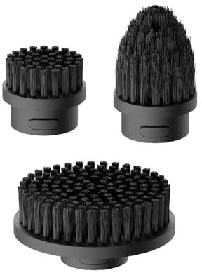 HOTO 3PCS Brush Heads for Electric Spin Scrubber