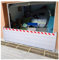 Wasserleitplanke, Mobile Hochwasserschutz Barriere Aluminium Dammbalkensystem Hochwassersperre Wasserabweiser Wasserstopper-Schallwand Geeignet Für Garageneingang, Tür, Straße(145 * 60cm)