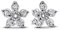 Pandora Stranger Things Demogorgon Ohrringe aus Sterling Silber mit Zirkonia, 293573C01