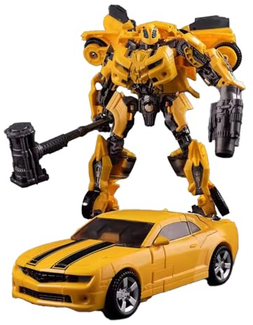 Doyomtoy Doppeltes Verwandlungsspielzeug, Bumblebee, Optimus Prime, Mecha-Spielzeug, Jungenspielzeug, Geburtstagsgeschenke, Spielzeugornamente