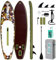 FunWater 10' &11' Stand Up Paddle Board Sup Board, Aufblasbares Stand Up Paddle Board für Erwachsene, Alle Fähigkeiten mit Aller Zubehör (11' CAMO-BRAUN)