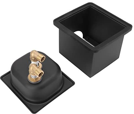 Automatic Glass Cup Washer, Pitcher Rinser Stainless Steel From Opening Kitchen Jug Rinser Glass Sink for Hotel Bar Coffee Milk Tea Black Small Multi Angle Water Head (Small)