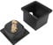 Automatic Glass Cup Washer, Pitcher Rinser Stainless Steel From Opening Kitchen Jug Rinser Glass Sink for Hotel Bar Coffee Milk Tea Black Small Multi Angle Water Head (Small)