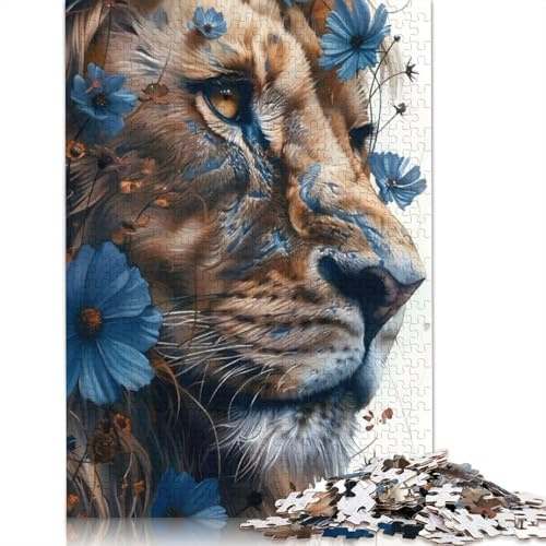 Puzzle, 1000 Teile, König der Löwen, für Erwachsene und Jugendliche, Lernspielzeug, 1000 Teile (75 x 50 cm)