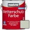 Primaster Wetterschutzfarbe 2,5L Silbergrau Holzfarbe UV-Schutz Wetterschutz