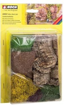 NOCH Mini-Start-Set Landschaftsbau, für Anfänger im Modellbau, ideal für Krippen und Dioramen