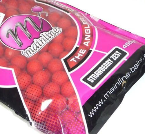 Mainline Shelf Life Boilies Strawberry Zest 15 mm 450 gr.