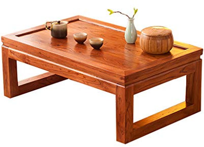 Tische Kaffeetische Computertisch Alter Tatami-Couchtisch Erkerfenstertisch Ulme Chinesischer Teetisch Massivholz Zen-Schreibtisch Balkon Kleiner Moderner Couchtisch des Wohnzimmers Beistelltische
