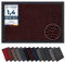 Carpet Diem Zerbino 40 x 60 cm - Tappeto ingresso antisporco - Interno ed Zerbino da Esterno, Tappetino antiscivolo per Porta, Tappeto antisporco per Porta d Ingresso - Rosso-nero