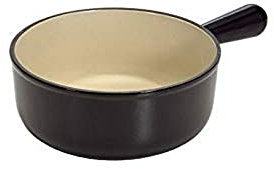 Le Creuset Caquelon aus Gusseisen, 18 cm, 1,4 Liter, Schwarz matt, 20007180002460